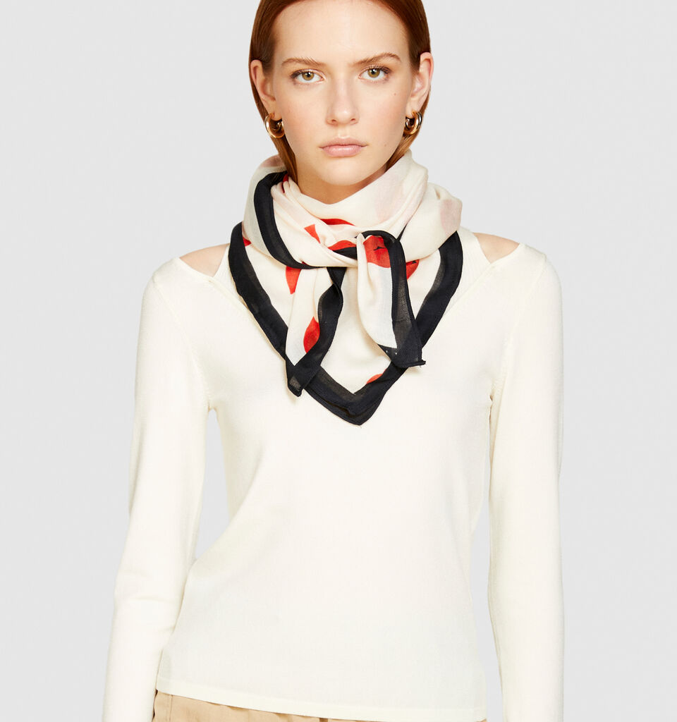 Printed scarf - null - Multi-color | Sisley image number 3